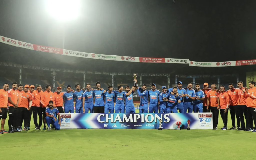 इंडिया बनाम ऑस्ट्रेलिया; भारत ने टी20 सीरीज 4-1 से जीता.!!!